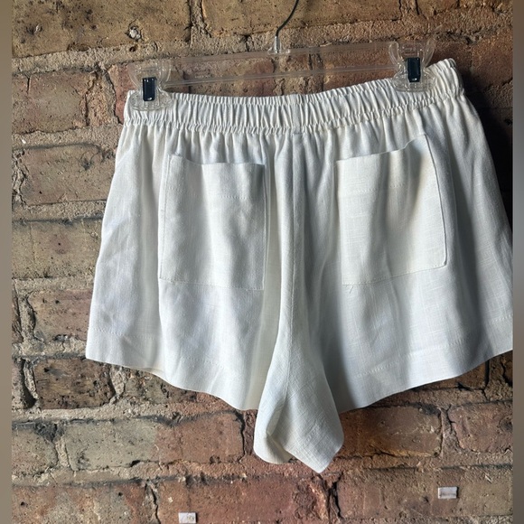 Women's White Shorts - Picture 2 of 4